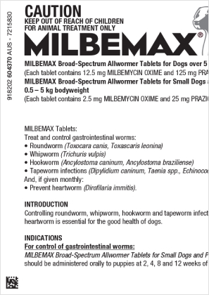 Vet Marlborough - Milbemax Dog